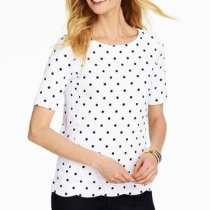 Talbots Plus Size Polka Dot Blouse
